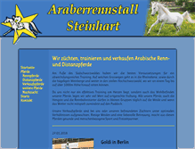 Tablet Screenshot of endurancehorses.eu